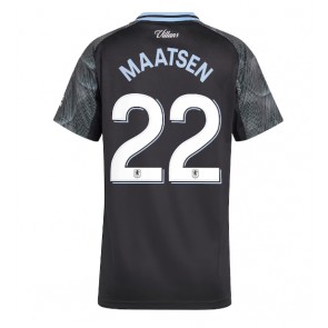 Aston Villa Ian Maatsen #22 Bortatröja Kvinnor 2025-26 Kortärmad